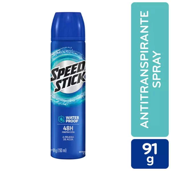 Desodorante Speed Stick Aerosol Hombre Prueba de Agua 48 hrs. 150 ml