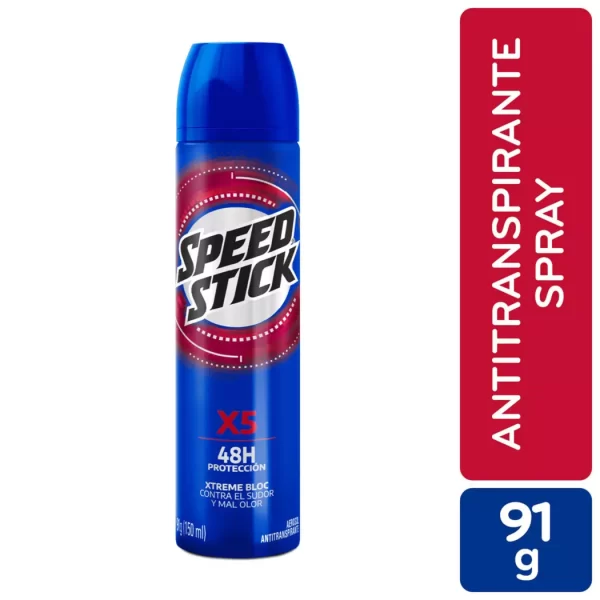 Desodorante Speed Stick Aerosol Hombre Contra el Sudor y Mal Olor 48 hrs. 150 ml