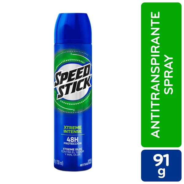 Desodorante Speed Stick Aerosol Hombre Contra el Sudor y Mal Olor 48 hrs. 150 ml