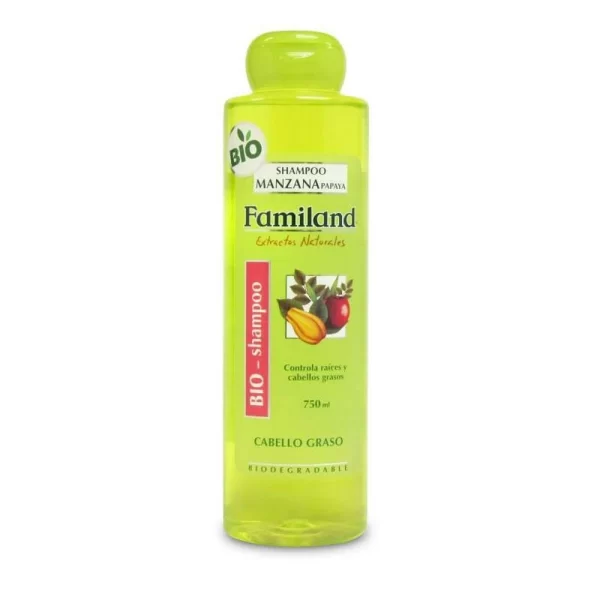 Shampoo Familand Cabello Graso Limpieza Profunda Sin Silicona y Parabenos 750 ml