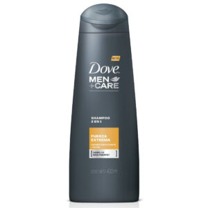 Shampoo Cabello mas Fuerte Dove Men+Care 2 en 1 Fuerza Extrema 400 ml