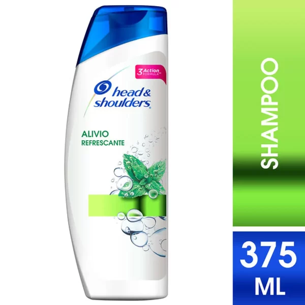 Shampoo Head & Shoulders Control Caspa Con Agentes Termo-Refrescantes para Acción Inmediata 375 ml