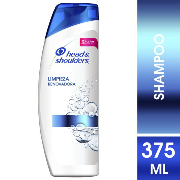 Shampoo Head & Shoulders Control Caspa Limpia el Cabello sin Resecar 375 ml