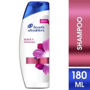 Shampoo Head & Shoulders Control Caspa Suaviza el Cabello desde la Raiz hasta las Puntas 180 ml