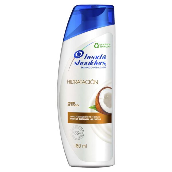 Shampoo Head & Shoulders Control Caspa Suaviza el Cabello desde la Raiz hasta las Puntas 180 ml